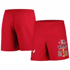 Chicago Bulls Mitchell & Ness 6x Champions Heritage Shorts - Red