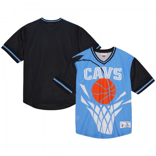 Футболка Cleveland Cavaliers Mitchell & Ness Jumbotron 3.0 Mesh - Blue