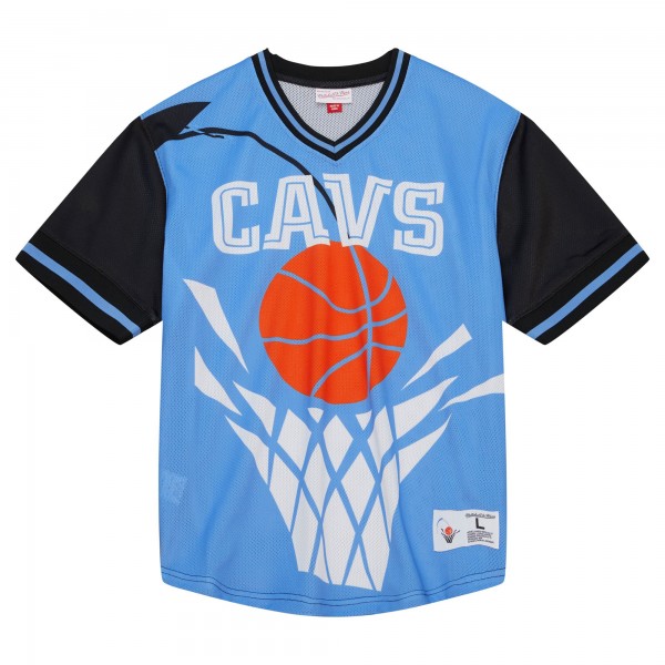 Футболка Cleveland Cavaliers Mitchell & Ness Jumbotron 3.0 Mesh - Blue