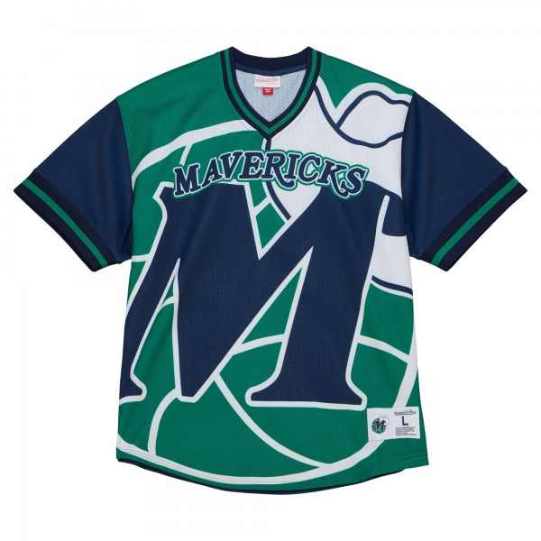 Футболка Dallas Mavericks Mitchell & Ness Jumbotron 3.0 Mesh - Green