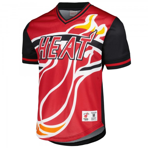 Футболка Miami Heat Mitchell & Ness Jumbotron 3.0 Mesh - Red
