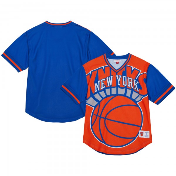 Футболка New York Knicks Mitchell & Ness Jumbotron 3.0 Mesh - Orange