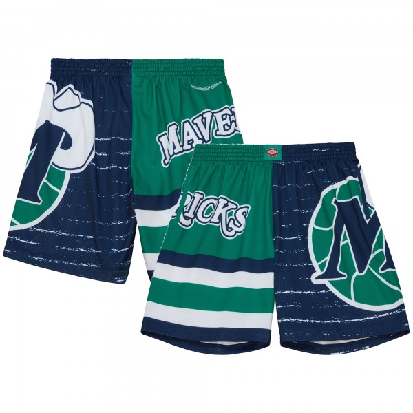 Шорты Dallas Mavericks Mitchell & Ness Jumbotron 3.0 - Navy/Green