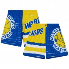 Шорты Golden State Warriors Mitchell & Ness Jumbotron 3.0 - Royal/Gold