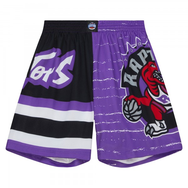 Шорты Toronto Raptors Mitchell & Ness Jumbotron 3.0 - Purple/Black