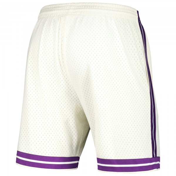 Los Angeles Lakers Mitchell & Ness Cream Chainstitched Swingman Shorts
