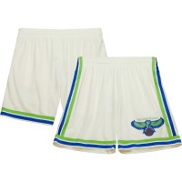 Мяч Atlanta Hawks Mitchell & Ness Cream Chainstitched Swingman