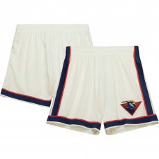 Шорты Golden State Warriors Mitchell & Ness Cream Chainstitched Swingman