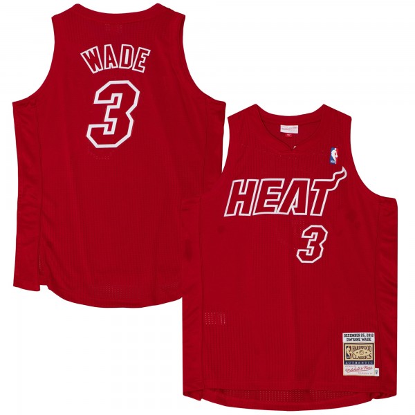 Игровая форма  Dwyane Wade Miami Heat Mitchell & Ness 2012 Authentic Player - Scarlet