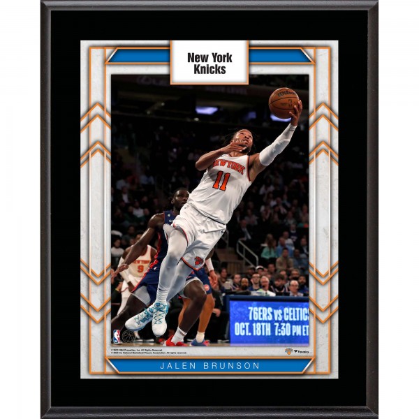 Jalen Brunson New York Knicks Fanatics Authentic 10.5 x 13 Sublimated Player Plaque