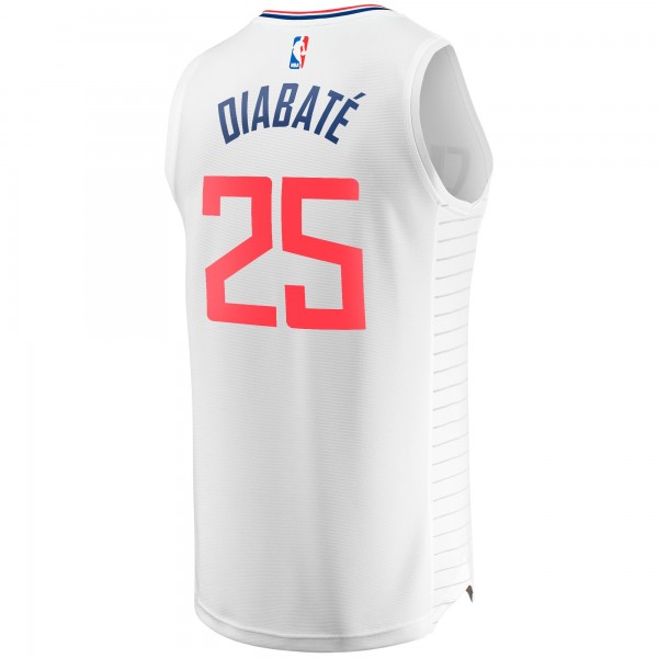 Игровая форма  Moussa Diabaté LA Clippers Fast Break Player - Association Edition - White