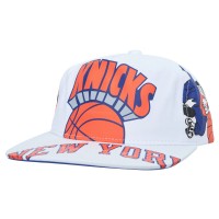 Бейсболка New York Knicks Mitchell & Ness Hardwood Classics In Your Face Deadstock - White