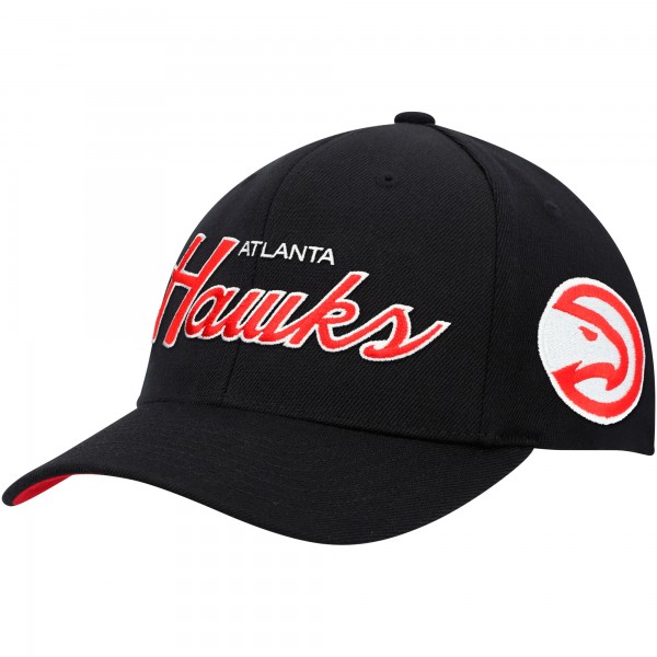 Бейсболка Atlanta Hawks Mitchell & Ness MVP Team Script 2.0 - Black