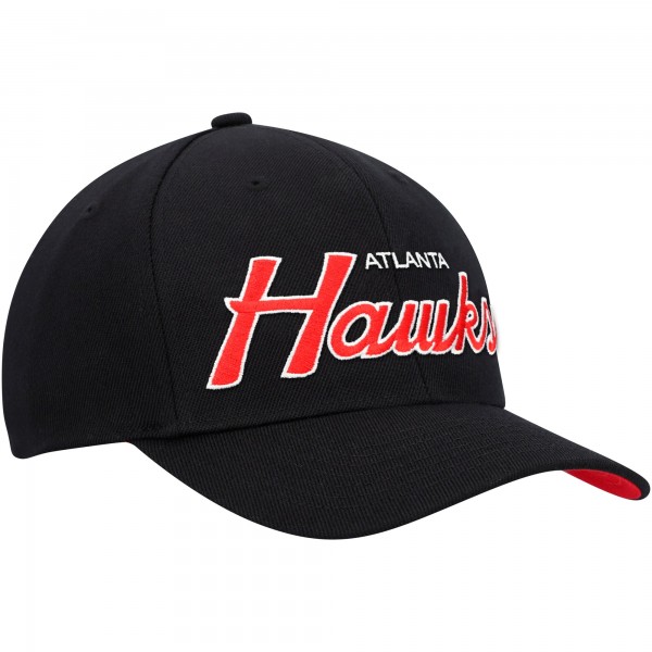 Бейсболка Atlanta Hawks Mitchell & Ness MVP Team Script 2.0 - Black