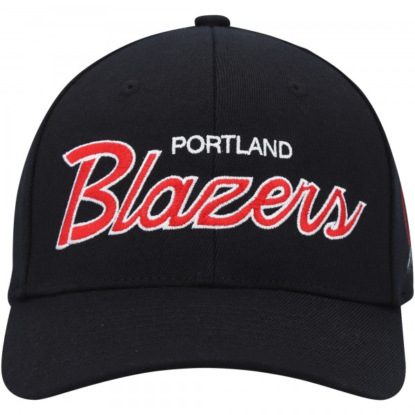Бейсболка Portland Trail Blazers Mitchell & Ness MVP Team Script 2.0 - Black