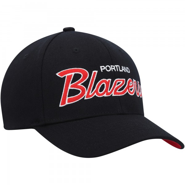 Бейсболка Portland Trail Blazers Mitchell & Ness MVP Team Script 2.0 - Black