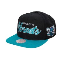 Бейсболка Charlotte Hornets Mitchell & Ness Hardwood Classics MVP Team Script 2.0 - Black