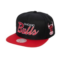 Бейсболка Chicago Bulls Mitchell & Ness Hardwood Classics MVP Team Script 2.0 - Black