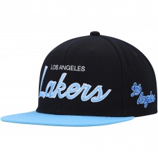 Бейсболка Los Angeles Lakers Mitchell & Ness Hardwood Classics MVP Team Script 2.0 - Black
