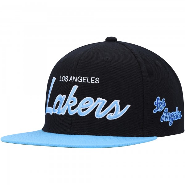 Бейсболка Los Angeles Lakers Mitchell & Ness Hardwood Classics MVP Team Script 2.0 - Black