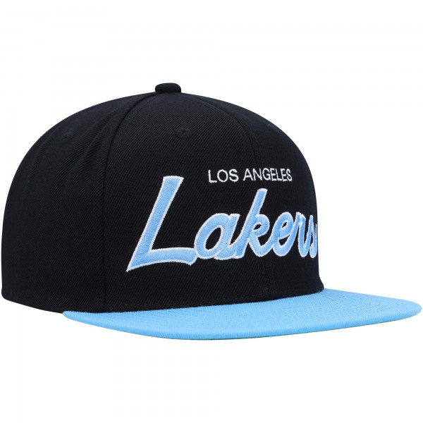 Бейсболка Los Angeles Lakers Mitchell & Ness Hardwood Classics MVP Team Script 2.0 - Black