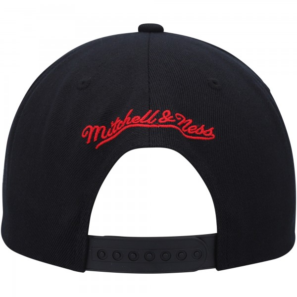 Бейсболка Portland Trail Blazers Mitchell & Ness Hardwood Classics MVP Team Script 2.0 - Black