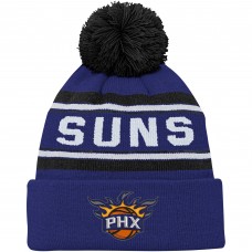 Шапка с помпоном Phoenix Suns Youth Backboard Jacquard Cuffed Knit - Purple