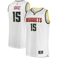 Джерси Denver Nuggets Nikola Jokic Fanatics White Fast Break Player - Association Edition