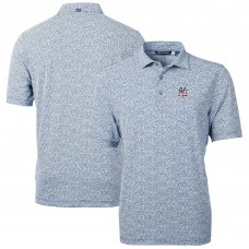 New York Yankees Cutter & Buck Navy Americana Logo Virtue Eco-Pique Botanical Recycled Polo