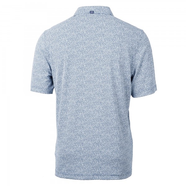 New York Yankees Cutter & Buck Navy Americana Logo Virtue Eco-Pique Botanical Recycled Polo