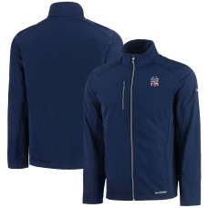 Кофта на молнии New York Yankees Cutter & Buck Americana Logo Evoke Eco Softshell Recycled - Navy