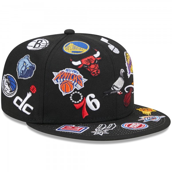 Бейсболка New Era NBA x Staple 59FIFTY - Black
