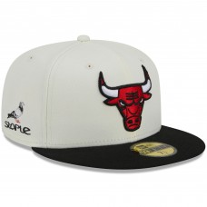Бейсболка Chicago Bulls New Era x Staple NBA x Staple Two-Tone 59FIFTY - Cream/Black