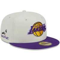 Бейсболка Los Angeles Lakers New Era x Staple NBA x Staple Two-Tone 59FIFTY - Cream/Purple