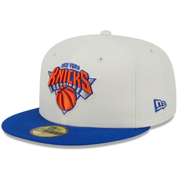 Бейсболка New York Knicks New Era x Staple NBA x Staple Two-Tone 59FIFTY - Cream/Blue