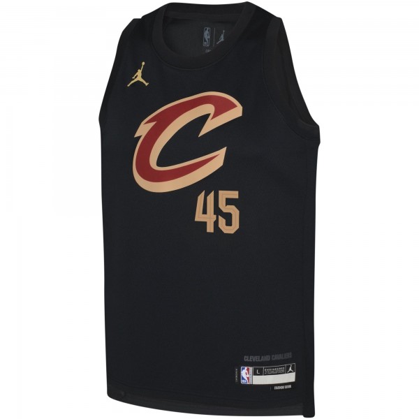 Игровая форма  Donovan Mitchell Cleveland Cavaliers Jordan Brand Youth Swingman - Statement - Black