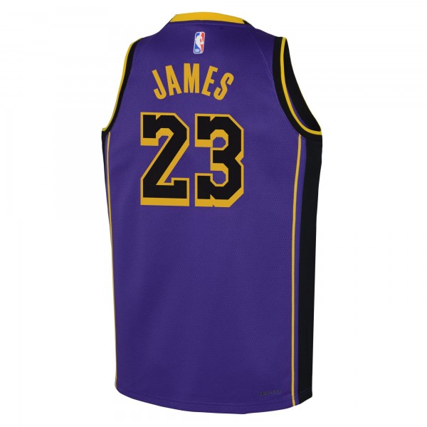 Игровая форма LeBron James Los Angeles Lakers Jordan Brand Youth Performance Swingman - Statement - Purple