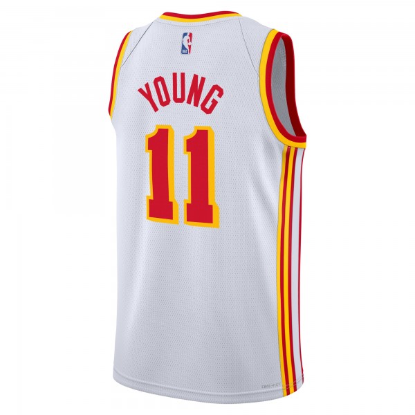 Игровая джерси Trae Young Atlanta Hawks Nike Youth Swingman - Association Edition - White