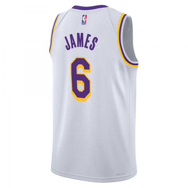 Игровая джерси LeBron James Los Angeles Lakers Nike Youth Swingman - Association Edition - White