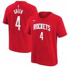 Именная футболка Jalen Green Houston Rockets Youth Icon - Red