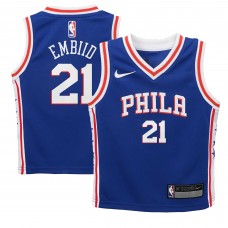 Джерси Preschool Philadelphia 76ers Joel Embiid Nike Royal Swingman Player - Icon Edition