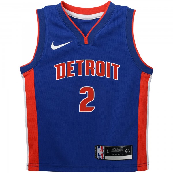 Малышам Detroit Pistons Cade Cunningham Nike Blue Swingman Player Jersey - Icon Edition