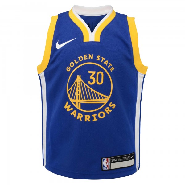 Малышам Golden State Warriors Stephen Curry Nike Royal Swingman Player Jersey - Icon Edition