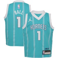 Toddler Charlotte Hornets LaMelo Ball Jordan Brand Teal Swingman Player Jersey - Icon Edition