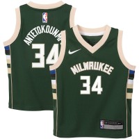 Toddler Milwaukee Bucks Giannis Antetokounmpo Nike Green Swingman Player Jersey - Icon Edition