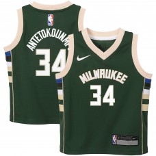 Toddler Milwaukee Bucks Giannis Antetokounmpo Nike Green Swingman Player Jersey - Icon Edition