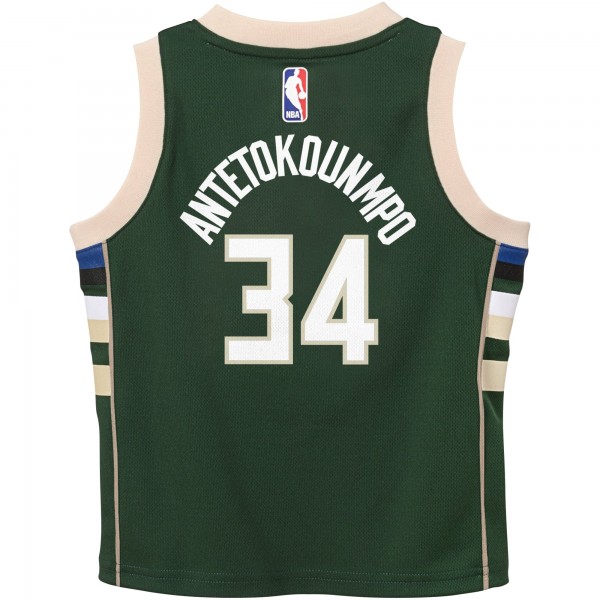 Toddler Milwaukee Bucks Giannis Antetokounmpo Nike Green Swingman Player Jersey - Icon Edition