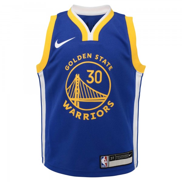 Toddler Golden State Warriors Stephen Curry Nike Royal Swingman Player Jersey - Icon Edition