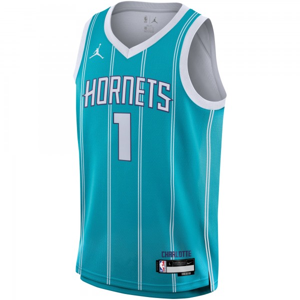 Игровая форма  LaMelo Ball Charlotte Hornets Nike Youth Swingman - Icon Edition - Teal