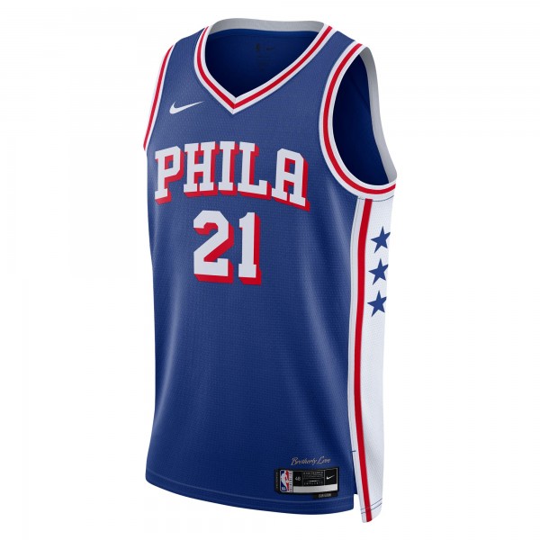 Игровая форма  Joel Embiid Philadelphia 76ers Nike Youth Swingman - Icon Edition - Royal